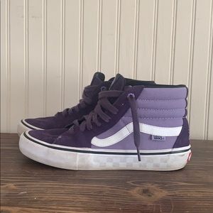 Purple Vans Old Skool High Tops